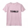 Donna Tuvalu Maglietta con Collo a V - Ideale Regalo per Donna Uomo per Compleanni, Lauree e Altro