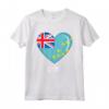 Camicia con Bandiera Tuvalu Cuore | Tuvaluan Maglietta - Ideale Souvenir per Uomini, Donne e Bambini di Tuvalu