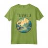 Paesaggio Tuvalu Art Deco Maglietta - Design Unico per Appassionati di Viaggi e Turisti - Acquista Souvenir Online