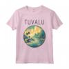 Paesaggio Tuvalu Art Deco Maglietta - Design Unico per Appassionati di Viaggi e Turisti - Acquista Souvenir Online