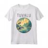 Paesaggio Tuvalu Art Deco Maglietta - Design Unico per Appassionati di Viaggi e Turisti - Acquista Souvenir Online