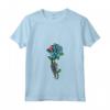 Donna Tuvalu Bandiera Rose Skeleton - Love Tuvalu Souvenir Maglietta con Collo a V - Ideale per Rappresentare le tue Radici Tuvalu