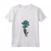 Donna Tuvalu Bandiera Rose Skeleton - Love Tuvalu Souvenir Maglietta con Collo a V - Ideale per Rappresentare le tue Radici Tuvalu
