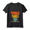Tuvalu Family Trip - Vacanza Tuvalu Maglietta con Collo a V - Making Memories Together Design Retro - Souvenir Gruppo Vacanze