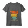 Tuvalu Family Trip - Vacanza Tuvalu Maglietta con Collo a V - Making Memories Together Design Retro - Souvenir Gruppo Vacanze