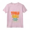 Tuvalu Family Trip - Vacanza Tuvalu Maglietta con Collo a V - Making Memories Together Design Retro - Souvenir Gruppo Vacanze