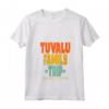 Tuvalu Family Trip - Vacanza Tuvalu Maglietta con Collo a V - Making Memories Together Design Retro - Souvenir Gruppo Vacanze