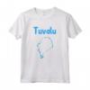 BANDIERA E MAPPA DEL TUVALU Maglietta - Design Unico Tuvalu - Acquista Online la Tua Maglietta Esotica di Tuvalu