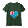 Tuvalu Bandiera Cuore Tuvalu Maglietta con Collo a V - Regali Patriotici Love Tuvalu - Ideale per Indipendenza e Viaggi