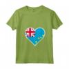 Tuvalu Bandiera Cuore Tuvalu Maglietta con Collo a V - Regali Patriotici Love Tuvalu - Ideale per Indipendenza e Viaggi