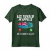 Bandiera Tuvalu Appelle et Je Dois Partir Tuvalu Maglietta - Ideale per Viaggiatori - Acquista online t-shirt Tuvalu