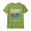 Bandiera Tuvalu Appelle et Je Dois Partir Tuvalu Maglietta - Ideale per Viaggiatori - Acquista online t-shirt Tuvalu