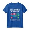 Bandiera Tuvalu Appelle et Je Dois Partir Tuvalu Maglietta - Ideale per Viaggiatori - Acquista online t-shirt Tuvalu