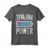 Bandiera Tuvalu | Tuvaluan Power Battery Proud Tee Maglietta - Ideale per Allenamento e Sport - Regalo Personalizzato per Natale, Compleanno e Altro