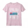 Bandiera Tuvalu | Tuvaluan Power Battery Proud Tee Maglietta - Ideale per Allenamento e Sport - Regalo Personalizzato per Natale, Compleanno e Altro