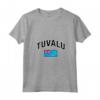 Donna Tuvalu Bandiera Orgogliosa Tuvaluan Maglietta con Collo a V - Mostra il Tuo Amore per Tuvalu con Stile