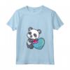 Donna Tuvalu Bandiera Cuore Panda - Tuvalu Regali Love Souvenir Maglietta con Collo a V - Ideale per mostrare il tuo amore per Tuvalu