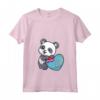Donna Tuvalu Bandiera Cuore Panda - Tuvalu Regali Love Souvenir Maglietta con Collo a V - Ideale per mostrare il tuo amore per Tuvalu