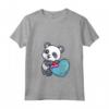Donna Tuvalu Bandiera Cuore Panda - Tuvalu Regali Love Souvenir Maglietta con Collo a V - Ideale per mostrare il tuo amore per Tuvalu