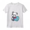 Donna Tuvalu Bandiera Cuore Panda - Tuvalu Regali Love Souvenir Maglietta con Collo a V - Ideale per mostrare il tuo amore per Tuvalu