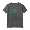 Tuvalu Bandiera Rose Skeleton - Love Tuvalu Souvenir Maglietta - Ideale per Amanti della Cultura Tuvalu o come Regalo