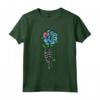 Tuvalu Bandiera Rose Skeleton - Love Tuvalu Souvenir Maglietta - Ideale per Amanti della Cultura Tuvalu o come Regalo