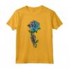 Tuvalu Bandiera Rose Skeleton - Love Tuvalu Souvenir Maglietta - Ideale per Amanti della Cultura Tuvalu o come Regalo