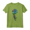 Tuvalu Bandiera Rose Skeleton - Love Tuvalu Souvenir Maglietta - Ideale per Amanti della Cultura Tuvalu o come Regalo