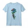 Tuvalu Bandiera Rose Skeleton - Love Tuvalu Souvenir Maglietta - Ideale per Amanti della Cultura Tuvalu o come Regalo
