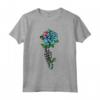 Tuvalu Bandiera Rose Skeleton - Love Tuvalu Souvenir Maglietta - Ideale per Amanti della Cultura Tuvalu o come Regalo