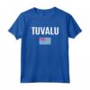 Tuvalu - T-shirt con Bandiera Tuvaluan - Ideale come Regalo di Compleanno o Natale per Appassionati di Viaggi