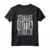 Straight Outta Tuvalu - Grande Abito da Viaggio e Idea Regalo Maglietta - Perfetto per Viaggiatori e Amanti della Cultura Hip Hop