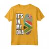 Bandiera del DNA del Patrimonio Misto Sudafricano e Tuvaluano - Maglietta Vintage per un Regalo di Natale Unico - Orgoglio Tuvaluano e Sudafricano
