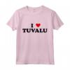 Country Heart Pride - Divertente I Love Tuvalu Maglietta - Abbigliamento Patriottico per Uomo e Donna - Ideale per le Vacanze