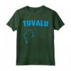 Isolato Blu Silhouette di Uno Mappa di Tuvalu Maglietta - Ideale per gli Amanti di Tuvalu e i Residenti di Funafuti - Acquista Online la Maglietta a Tema Isola Tuvalu