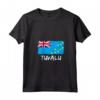 Donna Tuvalu Bandiera Tuvalu Maglietta con Collo a V - Ideale per Regalo alle Radici Tuvaluane - Leggera e Confortevole