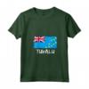 Donna Tuvalu Bandiera Tuvalu Maglietta con Collo a V - Ideale per Regalo alle Radici Tuvaluane - Leggera e Confortevole