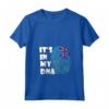 Donna Tuvalu - È nel mio DNA Pride Tuvaluan Flag Roots - Maglietta con Bandiera Tuvalu - Ideale per Mostrare l'Orgoglio e il Supporto per Tuvalu