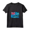 Donna Tuvaluan Bandiera Disegno T-shirt - Tuvalu Mappa con Collo a V - Ideale per Orgoglio e Appartenenza a Tuvalu