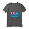 Donna Tuvaluan Bandiera Disegno T-shirt - Tuvalu Mappa con Collo a V - Ideale per Orgoglio e Appartenenza a Tuvalu