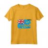 Donna Tuvaluan Bandiera Disegno T-shirt - Tuvalu Mappa con Collo a V - Ideale per Orgoglio e Appartenenza a Tuvalu