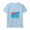 Donna Tuvaluan Bandiera Disegno T-shirt - Tuvalu Mappa con Collo a V - Ideale per Orgoglio e Appartenenza a Tuvalu