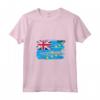 Donna Tuvaluan Bandiera Disegno T-shirt - Tuvalu Mappa con Collo a V - Ideale per Orgoglio e Appartenenza a Tuvalu