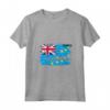 Donna Tuvaluan Bandiera Disegno T-shirt - Tuvalu Mappa con Collo a V - Ideale per Orgoglio e Appartenenza a Tuvalu