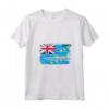 Donna Tuvaluan Bandiera Disegno T-shirt - Tuvalu Mappa con Collo a V - Ideale per Orgoglio e Appartenenza a Tuvalu