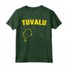 Isolato Giallo Silhouette di un Mappa di Tuvalu Maglietta - Orgoglioso di essere Tuvaluan - Ideale per chi Ama Tuvalu e le sue Attrazioni Turistiche