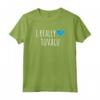 I Really Love Tuvalu - Maglietta Minimalista con Bandiera per Mostrare Amore e Cultura Stile Casual