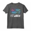 Tuvalu - T-shirt con Bandiera Tuvaluan Vintage Distressed - Ideale per Regalo di Compleanno o Natale