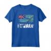 Tuvalu - T-shirt con Bandiera Tuvaluan Vintage Distressed - Ideale per Regalo di Compleanno o Natale