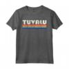 Retro Vintage Anni '70 80 Stile Tuvalu Maglietta - Design Hipster Florida - Ideale per Amanti della Moda Vintage